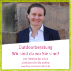 Outdoorberatung 2023 – Termine sind ab jetzt buchbar