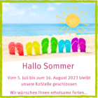 Wir machen eine Sommerpause