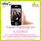VERANSTALTUNG ABGESAGT! Am 6. Oktober 2023 ist Frauen Digitaltag in Nienburg. Tolle Veranstaltungen warten auf Sie!