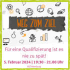 Informationsveranstaltung zur Umschulung